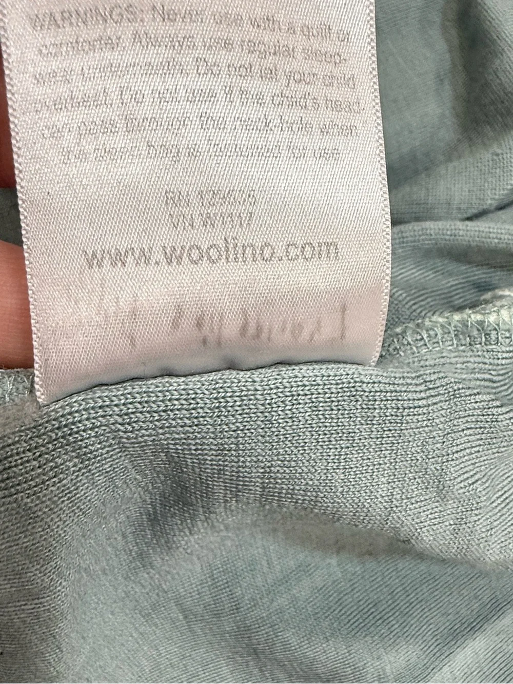 Woolino Crown Patterned Merino Wool Sleep Sack 6-18 months